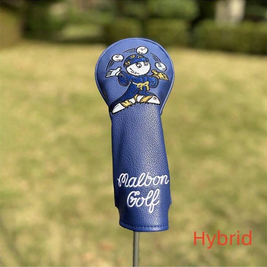 Crown Golf Club Cover Head Cover Protective Cover Driver Fairway Wooden