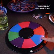 1pc Custom Game Turntable Creates Atmosphere, Fine Wine And Fighting Wine Turntable, Drinking And Entertainment Props, Family Entertainment Toys.