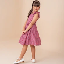 Young Girls Dresses - Đỏ - Xem 2