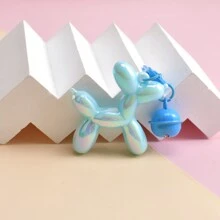 1入組可愛的氣球狗鑰匙圈卡通動物娃娃鑰匙扣錢包背包掛飾耳機盒保護套配件女孩禮物 - 彩色 - 查看 19