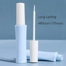 假眼睫毛條，7對自然假睫毛套裝，化妝假睫毛，配有一支7ml強力睫毛膠，防水長效睫毛膠 - 黑色 - 查看 7