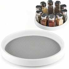 Rotating Anti-Slip Cupboards, Refrigerator Spice Individual For Bathroom, Organizer Rotating Kitchen Pantry, Table,