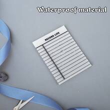 8 Pack 400Pcs Transparent Sticky Notes See Through Waterproof Self-Stick, Message Notes Tabs Reusable Note Pads Paper Sticky Notes, Suitable For Studying Writing School Offices - Clear - View 5