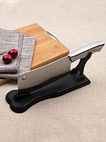 1pc Kitchen Knife Stand Detachable Vertical Single Knife Holder For Home Kitchen Knife Display - Knife Block - View 4