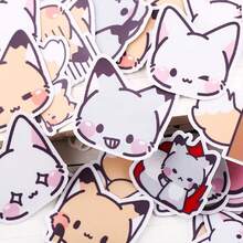 Cute Fox  Sticker Pack For Journaling, Diary, Phone Decoration Or Kids Craft - White - View 5