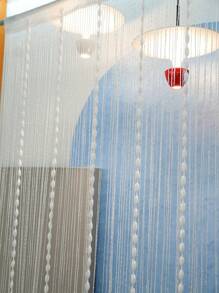 1pc Fringe Tassel String Curtain For Door Partition, Living Room, Bathroom, Home Decoration, Wedding Decoration - White - View 5