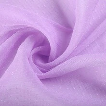 1 Meter INS Starry Sky Star Organdy Fabric Chiffon Sparkling Pleated Fashion Dress Material With Wrinkle Texture - Multicolor 150cm*50cm - View 17
