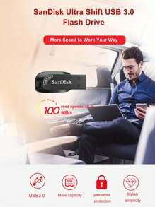 SANDISK SanDisk Flash Drive USB3.0 512GB 256GB 128GB 64GB CZ410 Pen Drive USB3.0 Pendrive CZ410 Original Sandisk Mini Stick Memory Disk For PC Laptop Car