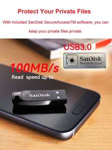 SANDISK SanDisk Flash Drive USB3.0 512GB 256GB 128GB 64GB CZ410 Pen Drive USB3.0 Pendrive CZ410 Original Sandisk Mini Stick Memory Disk For PC Laptop Car