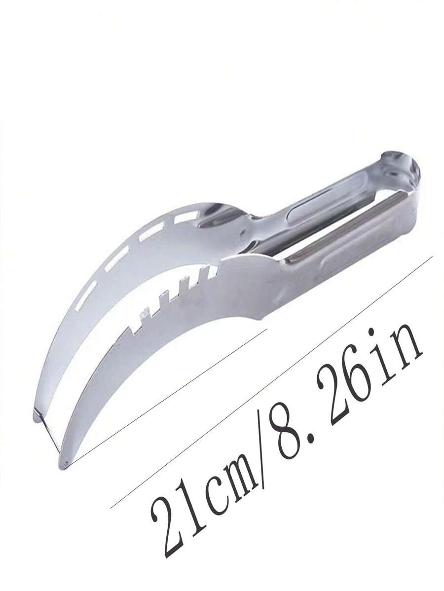 Stainless Steel Watermelon Slicer With Melon Baller Tool, Fruit Divider
