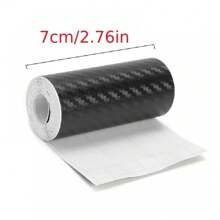 3D Carbon Fiber Car Sticker DIY Paste Protective Strip, Car Door Sill, Side Mirror Anti-Scratch Tape, Waterproof Protective Film, 3/5/7/10cm Wide