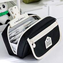 1 Hộp Đựng Bút Chì Hình Gấu Trúc Dung Tích Lớn Dành Cho Học Sinh, Hộp Đựng Văn Phòng Phẩm Trường Trung Học Cơ Sở Và Tiểu Học, Túi Đựng Bút Chì Phong Cách Cho Bé Trai Và Bé Gái - Nhiều màu - Xem 6