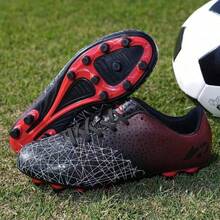 男鞋/童鞋足球鞋,男女足球訓練鞋具,防滑c罗足球鞋 - 紅色 - 查看 6