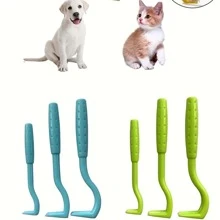 3Pcs Pet Tick Twist Remover Hook Picker Flea Scratching Hook Pet Cat Dog Grooming Supplies Tick Removal Tick Tool For Dogs(Mixed Color). - Multicolor - View 6