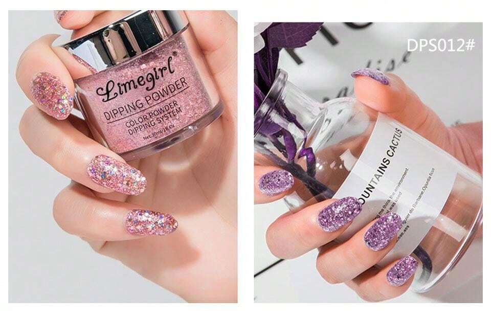 LIMEGIRL 30pcs Spring Dip Powder Nail Kit Starter 24 Candy Colors