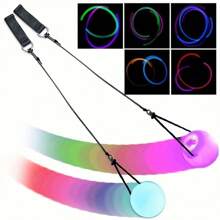 1/2 stuks LED Poi Ball Glow Ball Zachte Glow Ball met 9 verlichtingsmanieren voor beginners en professionals Rainbow Spinner Dance en hoogfrequente Flash Spin LED Light Up Toys, Kerstmis Halloween Gift Glow Ball