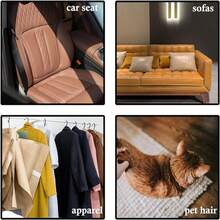 4PCS Pet Hair Remover Roller - Washable & Reusable Lint Roller For Clothes & Furniture - Easy To Use & Effective Lint Removal - Color Mixing - View 4