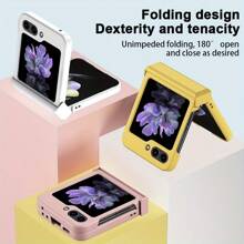 Blue Compatible With Samsung Galaxy Z Flip 5 Folding Phone Cases,Cute Fashion Anti Drop Full Protection Ruggedness Case - Blue - View 9