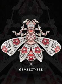 A DIY Insect Model Kit - Luminous Worm Language Insect Series 3D Metal Puzzle Toy Magnet Ornament Brooch Accessory That Requires Manual Assembly - Metal Jigsaw Puzzle - View 15