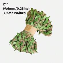 Cuerda de yute natural vintage con lazo de cintas de 5 metros por rollo, para envolver regalos, manualidades, decoración de bodas y fiestas hechas a mano - Z06 - Ver 11