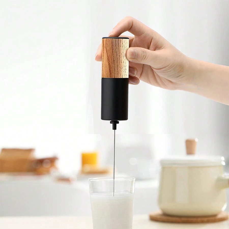 Electric Coffee Milk Frother Handheld Milk Frothers Helper Battery