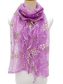 Một chiếc khăn voan lưới co giãn thêu hoa sang trọng dành cho nữ, nhẹ và thoáng khí, mềm mại và thân thiện với làn da, thích hợp để đeo hàng ngày và đi du lịch. Khăn rằn, dây buộc tóc, băng đô lý tưởng để tôn lên vẻ ngoài của bạn - Nhiều màu - Xem 16