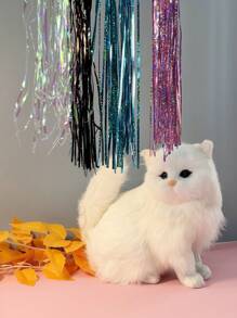 Pet Supplies Cat Interactive Toy Translucent Cat Teaser Wand With Rustling Paper & Tassel Fairy Cat Stick For Boredom Relief - Multicolor - View 4