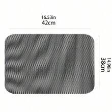 2pcs Car Shaped PVC Car Side Window Sunshade Static Sticker Sun Shade Film Sticker Cover Auto Accessories - Black - View 5