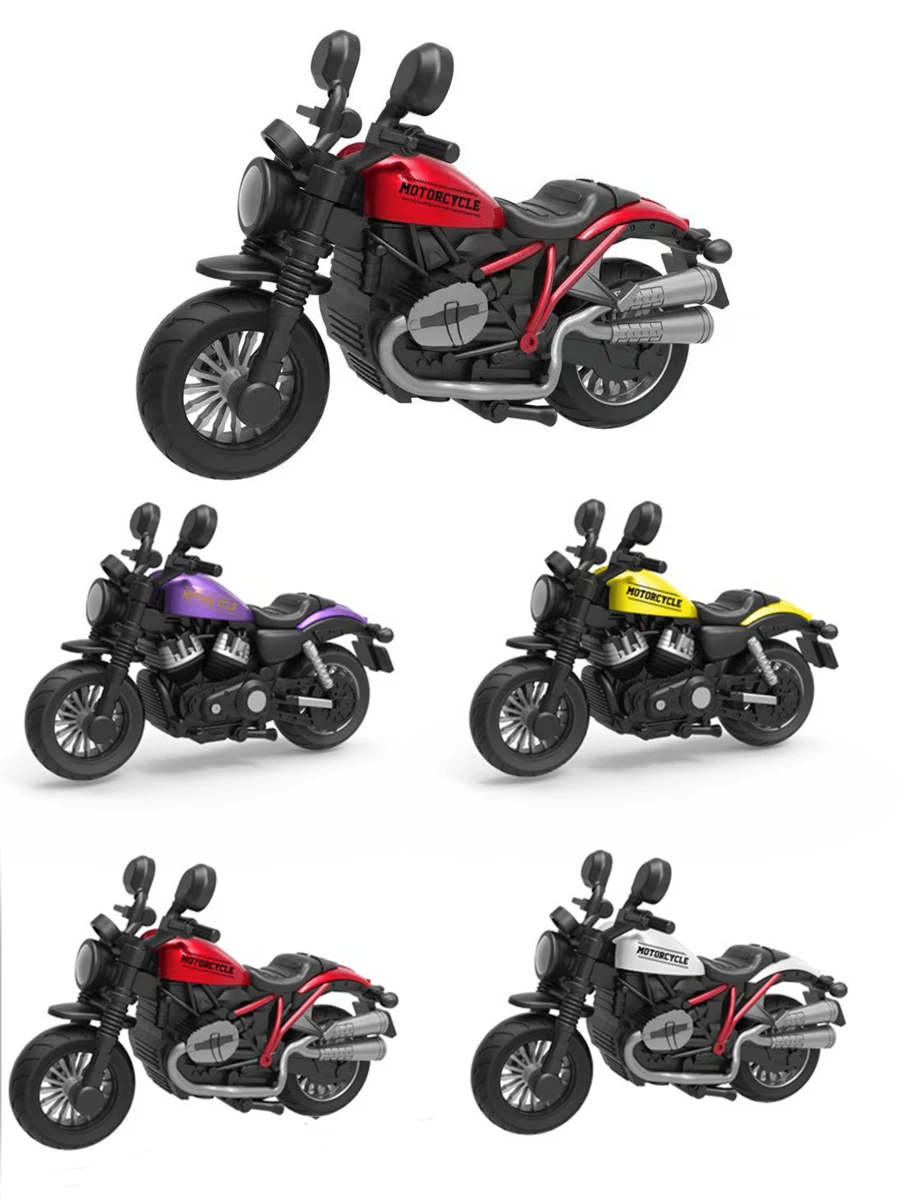 Cool Alloy Miniature Motorcycle Simulation Model Pendant Gift Decoration Mini Motorcycle Decoration Gift - Multicolor - View 1