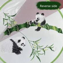 Quạt tròn kích thích một mặt, Quạt cung điện bán trong suốt bằng lụa mô phỏng kiểu cổ, Quạt trang trí cho Hanfu, múa và quần áo kiểu Trung Quốc - Nhiều màu - Xem 7