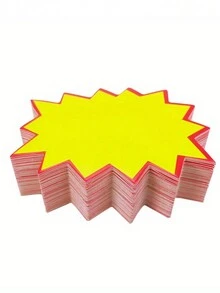 50 Miếng Dán Nhãn Giá, Giấy Quảng Cáo Nhỏ, Thẻ Giá Sản Phẩm, Thẻ Giá Thị Trường, Bắt Mắt Và Hiệu Quả Để Quảng Cáo Bán Lẻ Và Sản Phẩm. - Nhiều màu - Xem 14