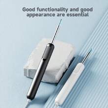 Ear Wax Removal Tool, Ear Care Tool, Rigid Endoscope, Video Otoscope Examination, Waterproof Digital Ear Pick, Wired Type-C