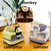 1pc Toddler Anti-Fall Cartoon Sofa Chair, Baby Learning To Sit Sofa, Thickened Cushion Sofa, Great Gift For Children's Day