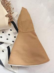 1pc Large-Brimmed Sun Hat For Women, Dual-Sided Bucket Hat For Sun Protection Against UV Rays, Wide Brim And Foldable For Beach, Fishing And Outdoor Activities - Multicolor - View 8