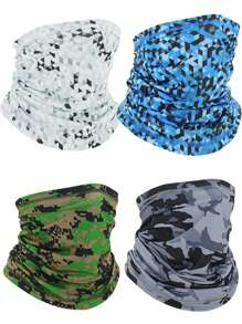 Neck Gaiter Face Mask Men Women, Face Mask - Sun Protection,Seamless Bandana Rave Face Cover Scarf Mask,Balaclava,Headband, Head Wrap,Headwear Ski Masks