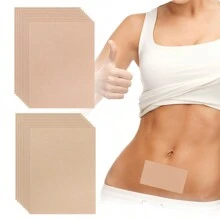 10pcs Invisible Skin Stickers, Waterproof And Breathable, Suitable For Covering Skin Scars, Body Stickers, Cuttable - Light Skin Tone - View 2