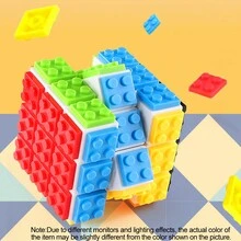 Speed Twist Magic Cube Building Blocks, Brain Teaser Puzzle Toy, Educational Toy For Children - Building Blocks 3X3X3 - View 5