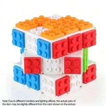 Speed Twist Magic Cube Building Blocks, Brain Teaser Puzzle Toy, Educational Toy For Children - Building Blocks 3X3X3 - View 4