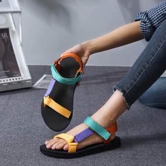 女士原创夏季凉鞋新款百搭户外运动休闲沙滩鞋