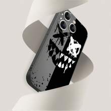 1 carcasă de telefon creativă și unică cu față fantomă: husă de protecție lichidă TPU, anti-șoc și anti-cădere, compatibilă cu / compatibilă cu Samsung/ compatibilă cu Redmi Note/ compatibilă cu VIVO/ compatibilă cu OPPO