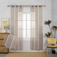 CORTINA DE POLIESTER - Gris Cafe - Ver 1