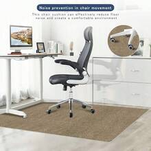 1 PC Office Chair Mat For Floors Area Rug Office Chair Mat Version -  Desk Carpet Anti Slip Floor Mat Rug Gripper Floor Protector Non Slip Rug Pad Hardwood Floor Protector Duty Floor Protector - mocha color - View 5