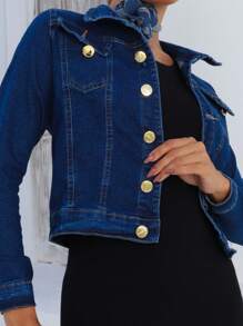 Women Denim Jackets & Coats - 彩色 - 查看 4