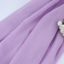 1 Meter INS Starry Sky Star Organdy Fabric Chiffon Sparkling Pleated Fashion Dress Material With Wrinkle Texture - Multicolor 150cm*50cm - View 7