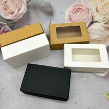 10pcs/Pack 11.5x7x3.5cm Kraft Paper Gift Box Soap Handmade Soap Package Paper Box Small Sundries Packaging Box
