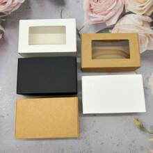 10pcs/Pack 11.5x7x3.5cm Kraft Paper Gift Box Soap Handmade Soap Package Paper Box Small Sundries Packaging Box