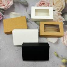 10pcs/Pack 11.5x7x3.5cm Kraft Paper Gift Box Soap Handmade Soap Package Paper Box Small Sundries Packaging Box