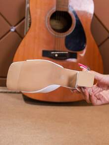 Giày Cao Gót Ngoài Trời Chunky Kiểu Hàn Quốc, Giày Cao Gót Hở Mũi Đa Năng Và Thời Trang Hàn Quốc Cho Nữ - trắng - Xem 8