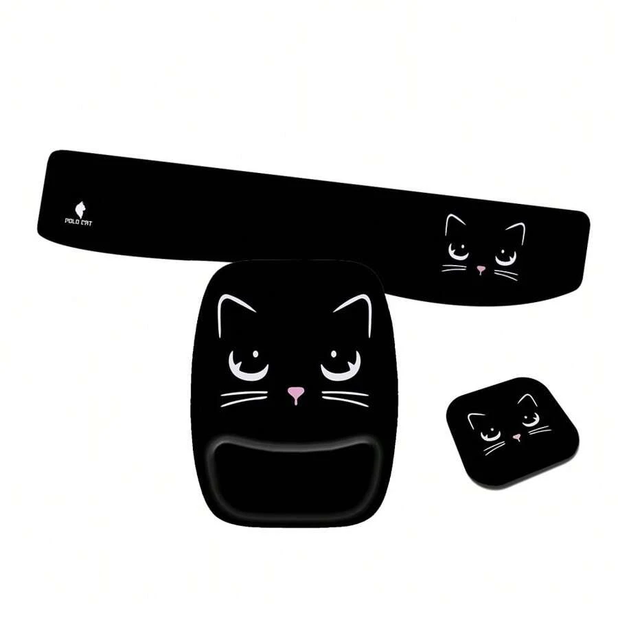 Wrist Rests - 套件 2 - 滑鼠 + 支架 + 杯架 - 查看 1