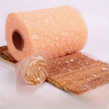 1 Roll, Handmade Silk Ribbon Rose Wrapping Paper, Flower Wrapping Paper For Flower Shops, Bouquets, Scene Decor, Festivals Decor, Room Decor, Home Decor, Offices Decor, Theme Party Decor, Back To School Valentine Day